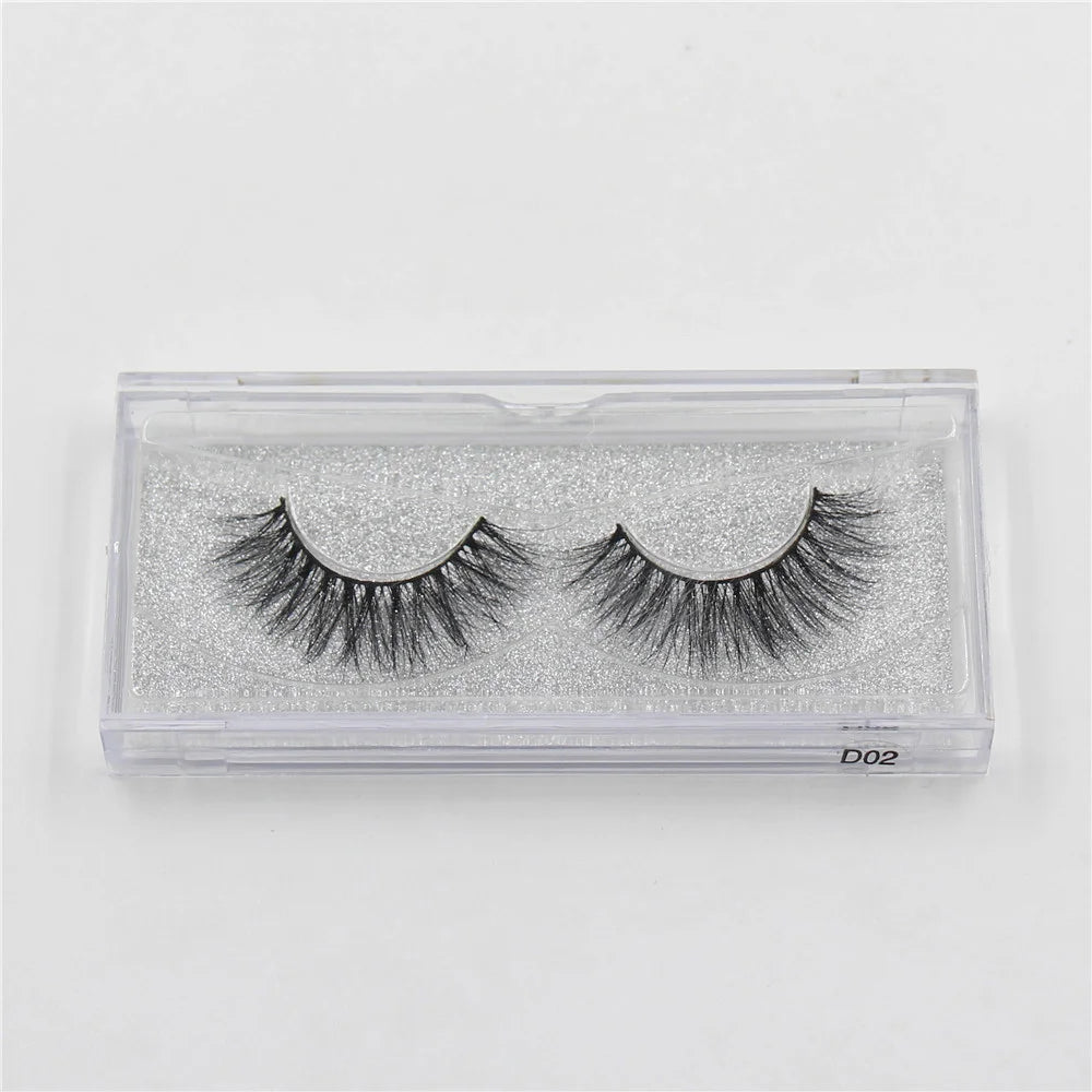 AMAOLASH Eyelashes 3D Mink Lashes Long Lasting Mink Eyelashes Natural Volume Eyelash Extension False Eyelashes Makeup A04
