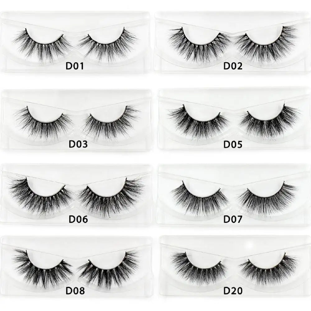 AMAOLASH Eyelashes 3D Mink Lashes Long Lasting Mink Eyelashes Natural Volume Eyelash Extension False Eyelashes Makeup A04