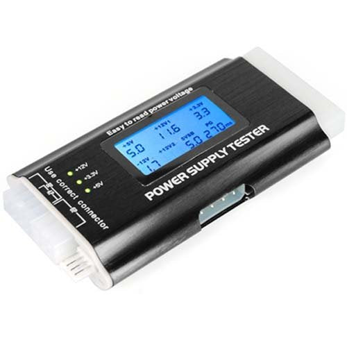 DIGIFLEX ATX Power Supply Tester 20 24 Pin SATA LCD Diagnose PSU