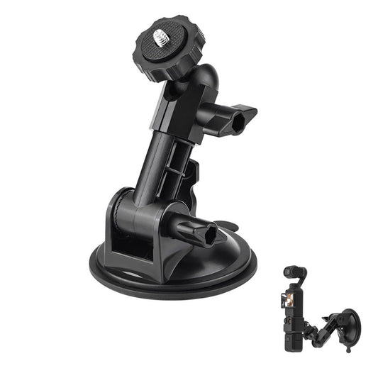 Lokyoyo Camera Car Suction Mount for Osmo Pocket 3, Mount Holder with Universal 1/4 Screw, Action Camera Bracket for Go.Pro, Insta.360 Accessories, Perfect for Car Windshield and Window