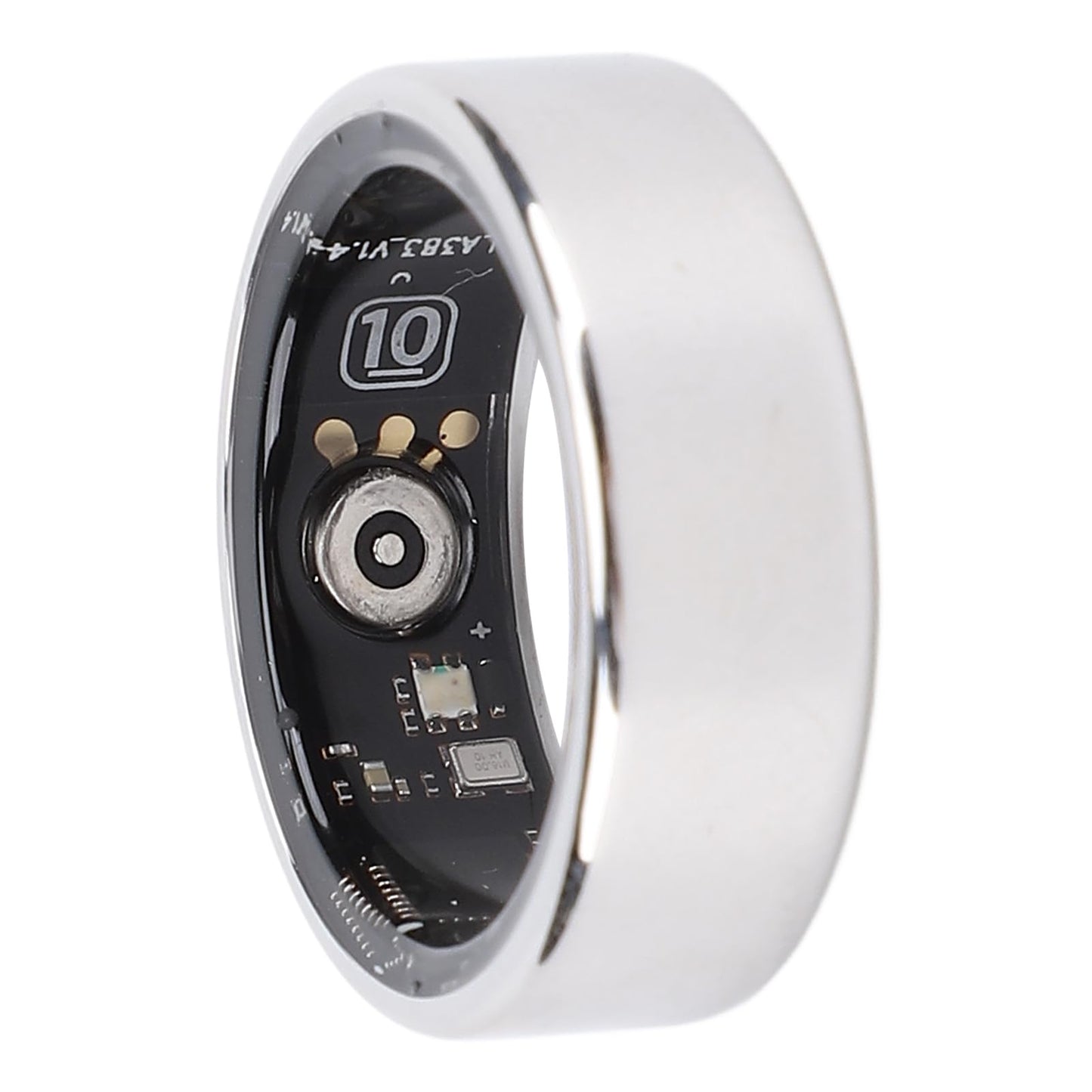 Smart Ring Health Tracker IP68 Water Resistant Sleep Tracking – Silver #9