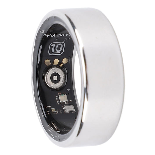 Smart Ring Health Tracker IP68 Water Resistant Sleep Tracking – Silver #9