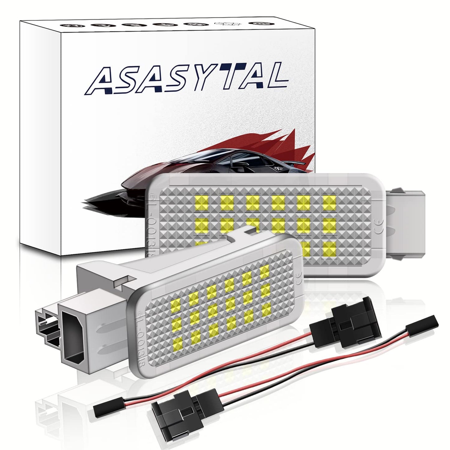 Car Boot & Footwell LED Lights Fits Skoda Fabia/Octavia/Kodiaq – 2pc