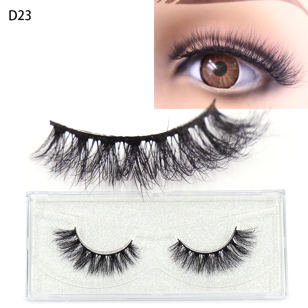 AMAOLASH Eyelashes 3D Mink Lashes Long Lasting Mink Eyelashes Natural Volume Eyelash Extension False Eyelashes Makeup A04