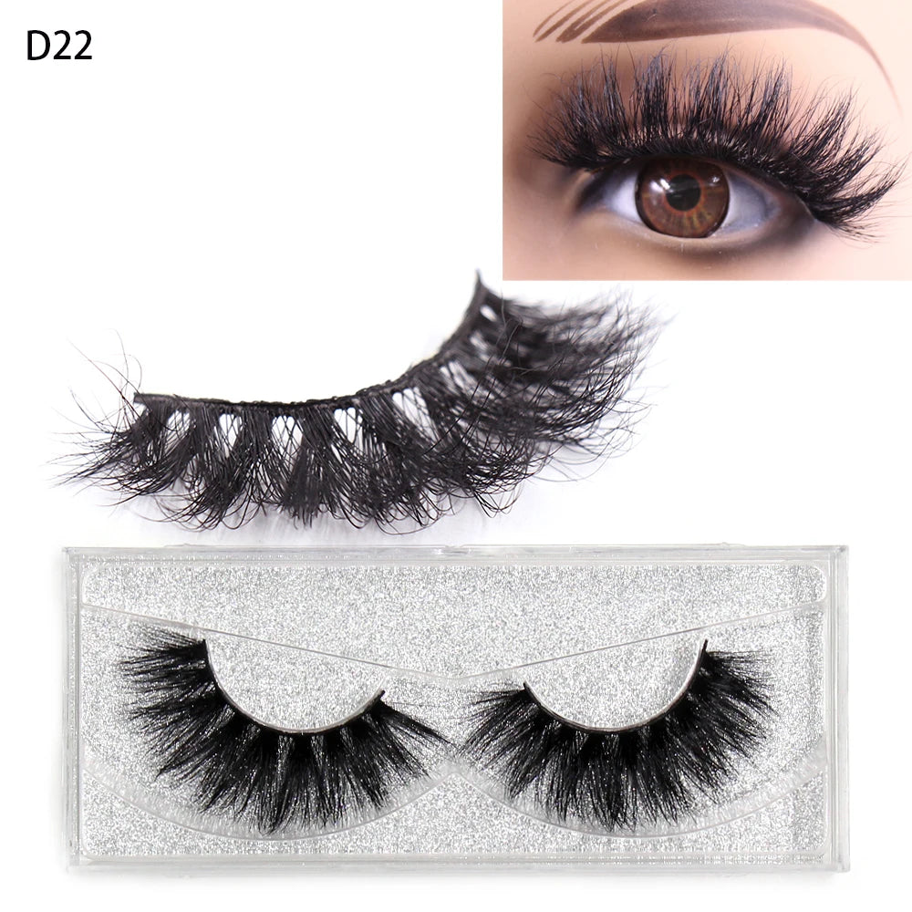 AMAOLASH Eyelashes 3D Mink Lashes Long Lasting Mink Eyelashes Natural Volume Eyelash Extension False Eyelashes Makeup A04
