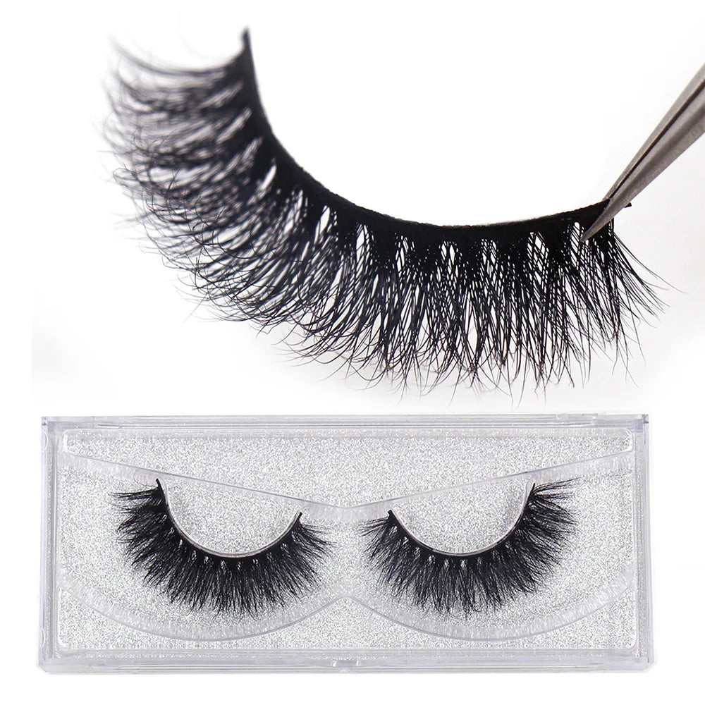 AMAOLASH Eyelashes 3D Mink Lashes Long Lasting Mink Eyelashes Natural Volume Eyelash Extension False Eyelashes Makeup A04