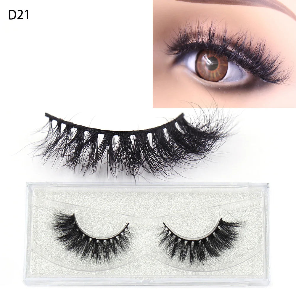 AMAOLASH Eyelashes 3D Mink Lashes Long Lasting Mink Eyelashes Natural Volume Eyelash Extension False Eyelashes Makeup A04