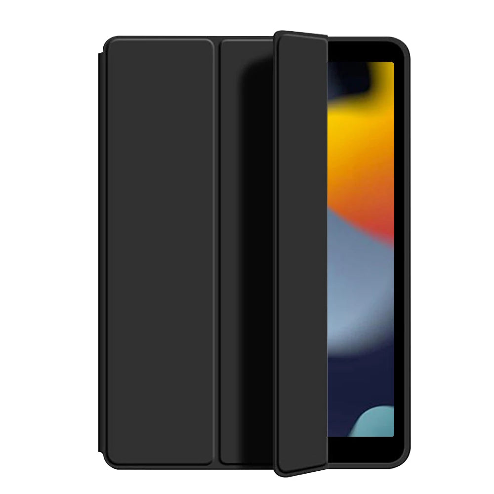 Tri-fold Flip Case for iPad 10th 11th gen A16 5 6 7 8 9 Air 4/5/6/7 Pro 11 12.9 mini Soft Protective Cover with Auto Sleep/Wake