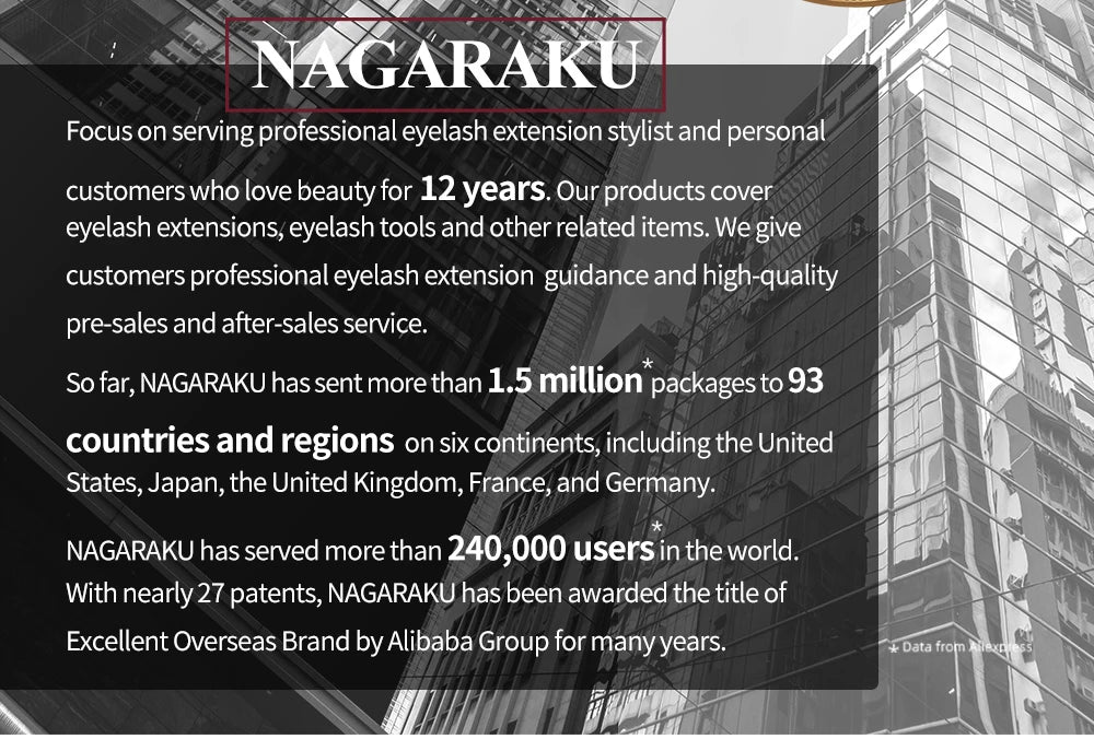 NAGARAKU Brown Eyelashes Individual Eyelash Makeup 16 Lines Brown Color High Quality Super Soft Natural Synthetic Mink