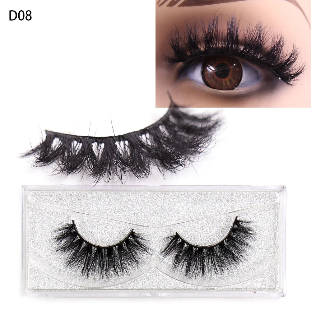 AMAOLASH Eyelashes 3D Mink Lashes Long Lasting Mink Eyelashes Natural Volume Eyelash Extension False Eyelashes Makeup A04