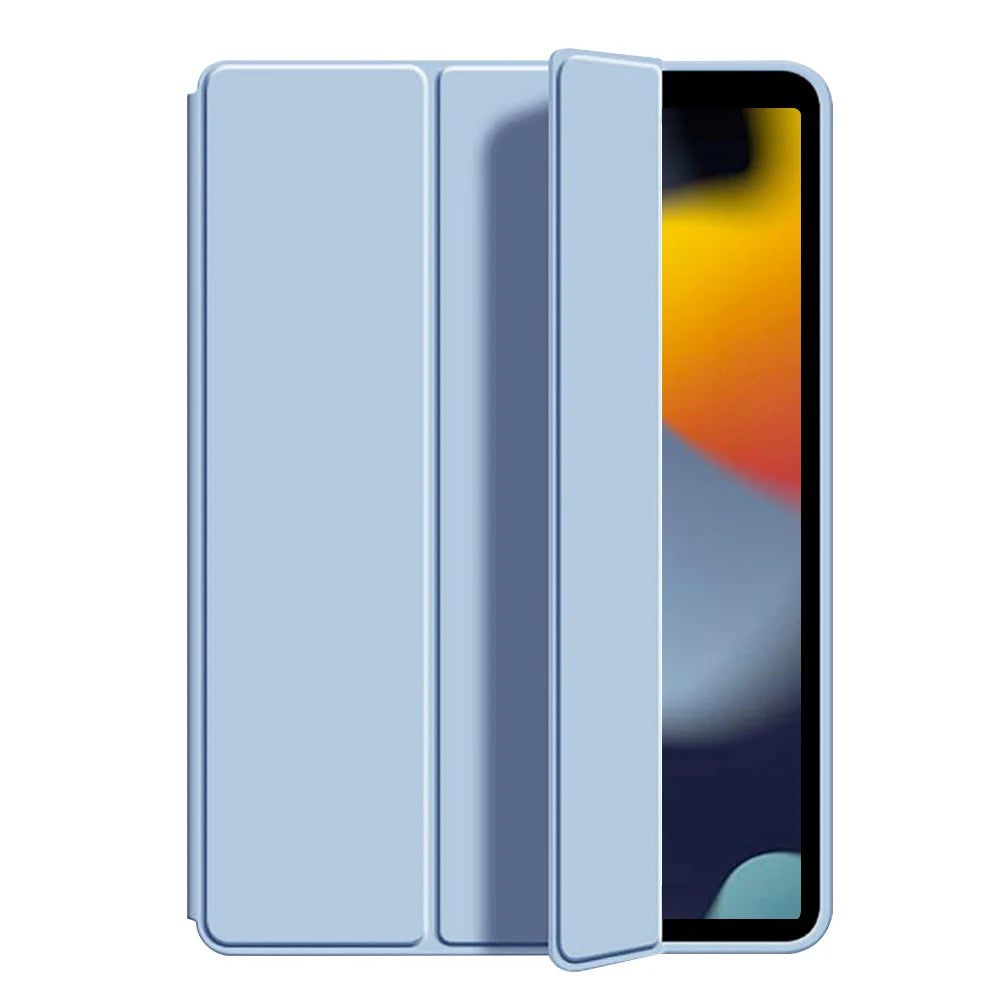 Tri-fold Flip Case for iPad 10th 11th gen A16 5 6 7 8 9 Air 4/5/6/7 Pro 11 12.9 mini Soft Protective Cover with Auto Sleep/Wake