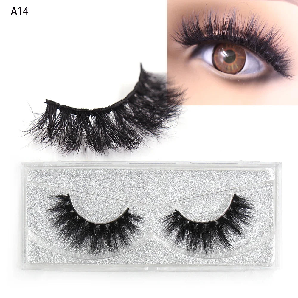 AMAOLASH Eyelashes 3D Mink Lashes Long Lasting Mink Eyelashes Natural Volume Eyelash Extension False Eyelashes Makeup A04