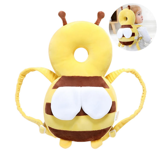 Baby Head Protection Backpack Adjustable Toddler Safety Cushion – Yellow