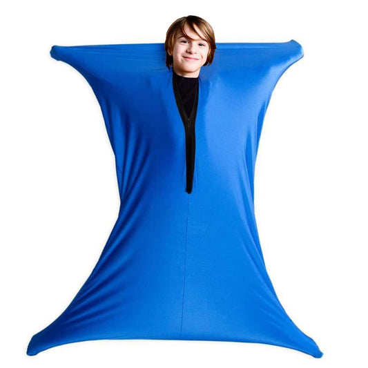 Runmeihe Sensory Body Sock for Kids, 47"x27" Full-Body Wrap Stretchy Body Sox to Relieve Stress for Children with Autism, Anxiety