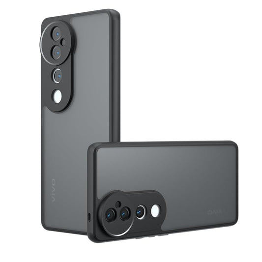 Transparent Shockproof Phone Case for Vivo V40/V40 Pro/S19 Pro 2.4m Drop Protection – Grey