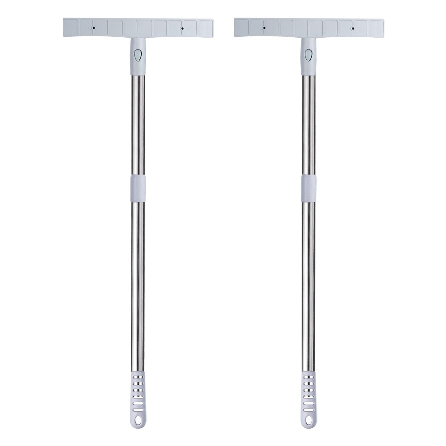 Handheld Adjustable Sign Holder 32" Stainless Steel for Airport Welcome Sign – Silver