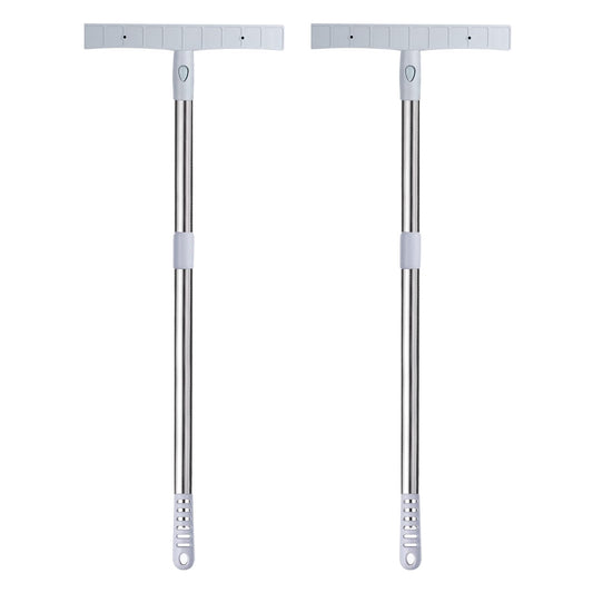 Handheld Adjustable Sign Holder 32" Stainless Steel for Airport Welcome Sign – Silver