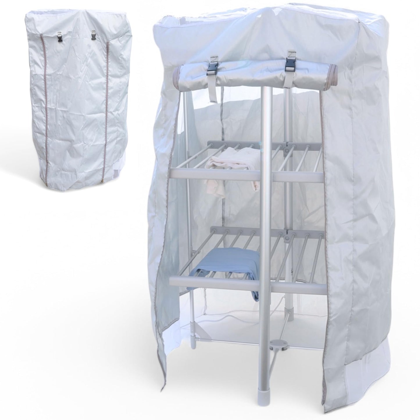 Tarrapu Heated Airer Cover for 3 Tier Clothes Airers – Electric Clothes Dryer Cover