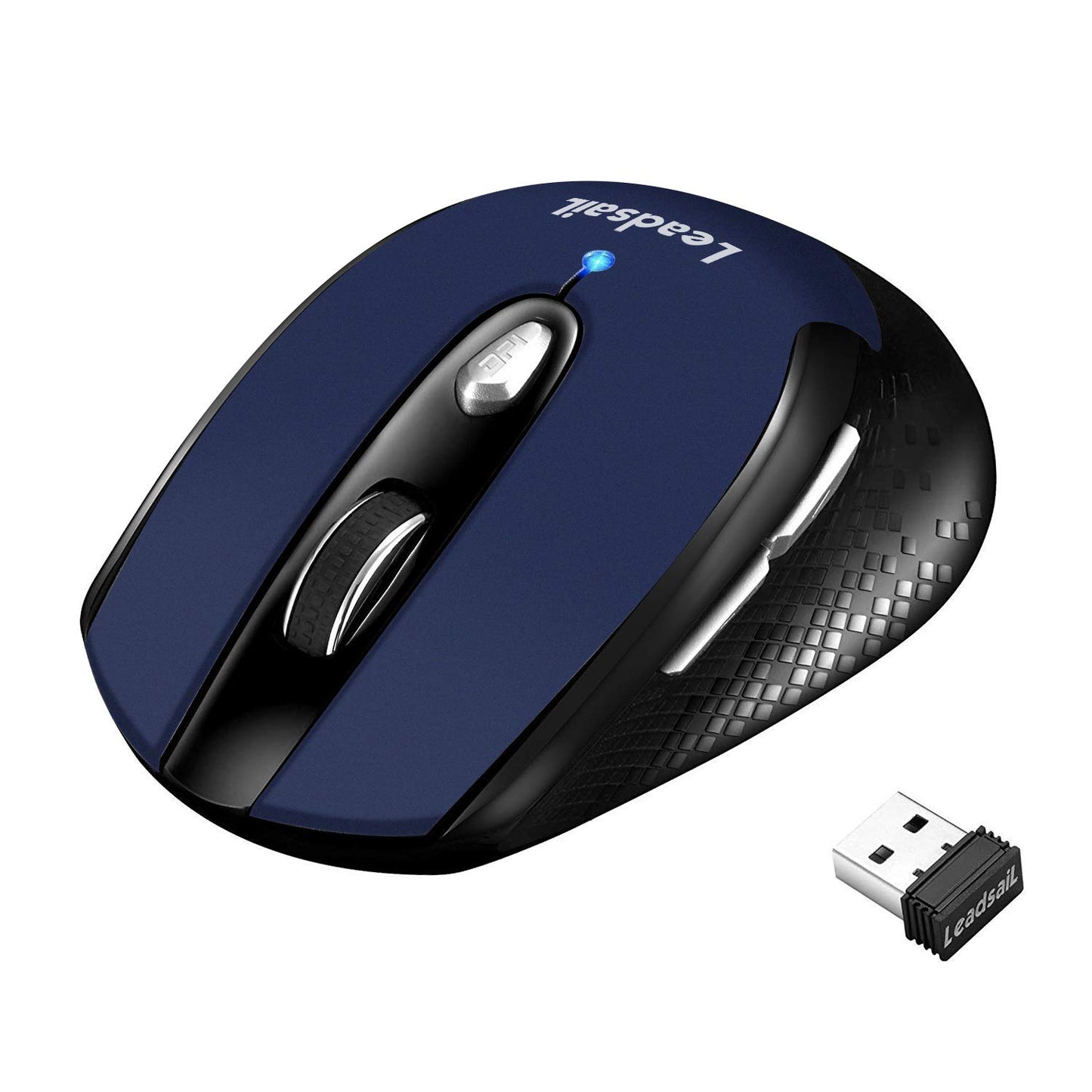 Wireless Silent Optical Mouse 6-Button 1600DPI
