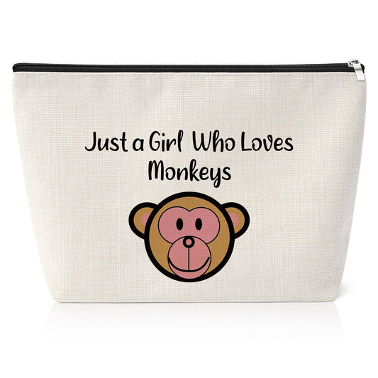 Monkey Print Makeup Bag Cosmetic Pouch – Monkey