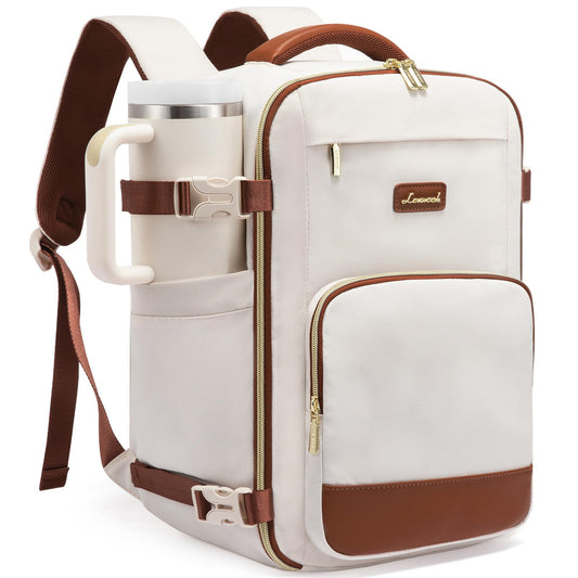 Underseat Carry-On Backpack 40x30x20 24L Airline-Approved Personal Item – Khaki Beige