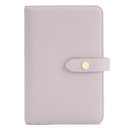 Passport Holder RFID Travel Wallet PU Leather Document Organiser – Purple