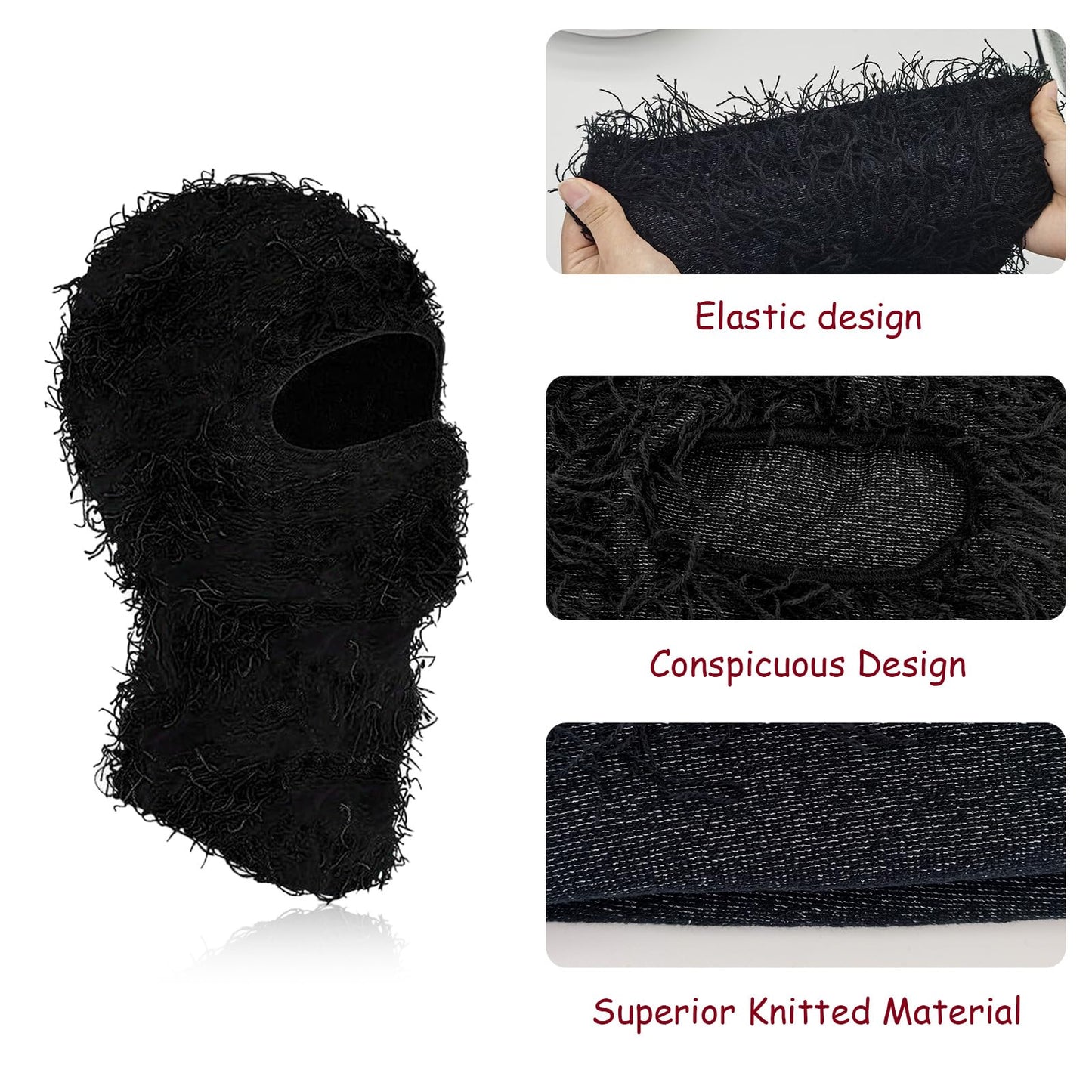 2 Pack Balaclava Ski Masks Windproof Full Face for Men/Women