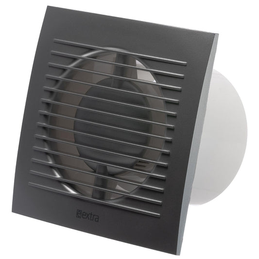 Steinberg 100mm Bathroom Extractor Fan Wall Ventilation for Bathroom, Kitchen, Toilet – Silver
